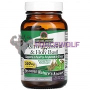 Ashwagandha [Ашваганда] (60 капс), Nature's Answer