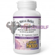 Ashwagandha [Ашваганда] (600 мг x 30 капс), Natural Factors