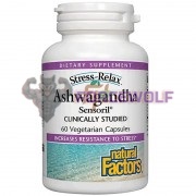 Ashwagandha [Ашваганда] (250 мг x 60 капс), Natural Factors