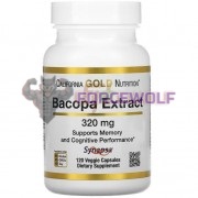 Bacopa [Бакопа] (320 мг x 120 капс), California Gold Nutrition