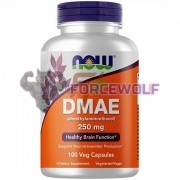 DMAE [Диметиламиноэтанол] (250 мг x 100 капс), NOW Foods