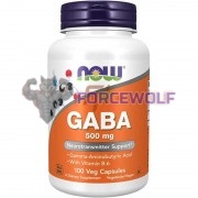 GABA [ГАБА] (500 мг x 100 капс), NOW Foods