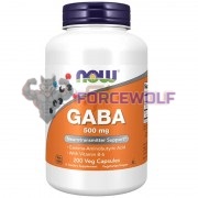 GABA [ГАБА] (500 мг x 200 капс), NOW Foods