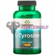 L-Tyrosine [Тирозин] (500 мг x 100 капс), Swanson
