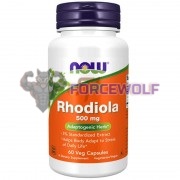 Rhodiola [Родиола] (500 мг x 60 капс), NOW Foods