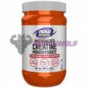 Micronized Creatine Monohydrate [Powder] (500 гр), NOW Sports