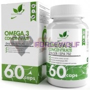 Omega-3 [Concentrate 60%] (60 шт по 1000 мг), NaturalSupp