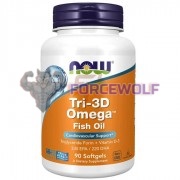 Tri-3D Omega [330 EPA x 220 DHA] (90 шт), NOW Foods
