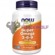 Super Omega 3-6-9 (90 шт по 1200 мг), NOW Foods