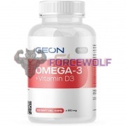 Omega-3 + Vitamin D3 (120 шт), Geon Lab