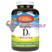 Vitamin D3 (360 шт), Carlson