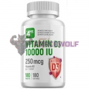 Vitamin D3 (180 шт по 250 мкг), 4Me Nutrition