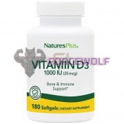 Vitamin D3 (180 шт по 1000 IU), Nature's Plus
