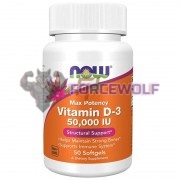 Vitamin D3 [Maximum Potency] (50 шт по 1, 25 мг), NOW Foods