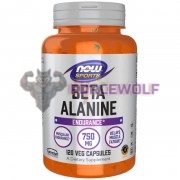 Beta Alanine (120 шт по 750 мг), NOW Sports