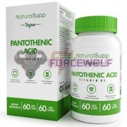 Pantothenic Acid [Vitamin B5] (60 шт по 15 мг), NaturalSupp