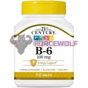 Vitamin B-6 (110 шт по 100 мг), 21st Century