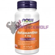 Astaxanthin (90 шт по 4 мг), NOW Foods