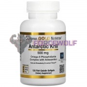 Antarctic Krill [Rimfrost] (120 шт по 500 мг), California Gold Nutrition