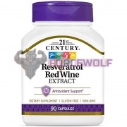 Resveratrol x Red Wine Extract (90 шт), 21st Century