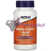 Alpha Lipoic Acid (60 шт по 250 мг), NOW Foods