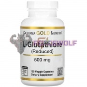L-Glutathione [Reduced] (120 шт по 500 мг), California Gold Nutrition