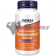 Resveratrol [Extra Strength] (60 шт), NOW Foods