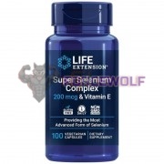 Super Selenium Complex 200 mcгр [with Vitamin E] (100 шт), Life Extension