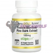 French Maritime Pine Bark Extract [Oligopin®] (60 шт по 100 мг), California Gold Nutrition