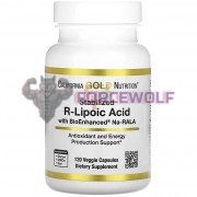 R-Lipoic Acid [BioEnhanced® Na-RALA] (120 шт), California Gold Nutrition