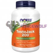 TestoJack 200™ (120 шт), NOW Foods