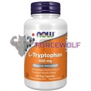 L-Tryptophan (60 шт по 500 мг), NOW Foods