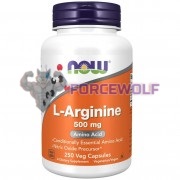 L-Arginine (250 шт по 500 мг), NOW Foods
