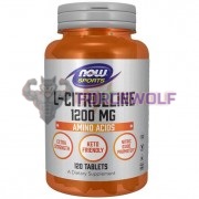 L-Citrulline [Extra Strength] (120 шт по 1200 мг), NOW Foods