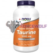 Taurine [Double Strength] (250 шт по 1000 мг), NOW Foods