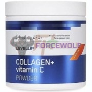 Collagen + Vitamin C Powder (270 гр: 54 порций), LevelUp