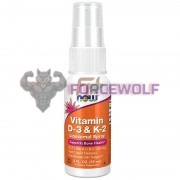Vitamin D-3 & K-2 [Liposomal Spray] (59 мл), NOW Foods