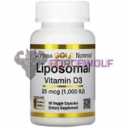Liposomal Vitamin D3 (60 шт), California Gold Nutrition