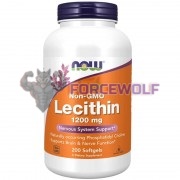 Lecithin [Non-GMO] (200 шт по 1200 мг), NOW Foods