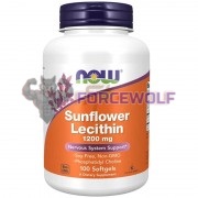 Sunflower Lecithin (100 шт по 1200 мг), NOW Foods