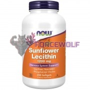 Sunflower Lecithin (200 шт по 1200 мг), NOW Foods