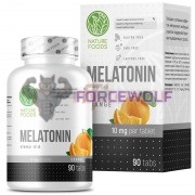 Melatonin (90 шт по 10 мг), Nature Foods