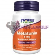 Melatonin [Sustained Release] (120 шт по 2 мг), NOW Foods