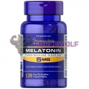 Melatonin [Timed Release] (120 шт по 5 мг), Puritan's Pride