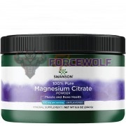 Magnesium Citrate [100% Pure Powder] (244 гр: 90 порций), Swanson