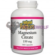 Magnesium Citrate (180 шт по 150 мг), Natural Factors