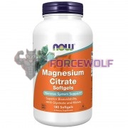 Magnesium Citrate (180 шт), NOW Foods
