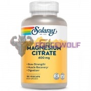 Magnesium Citrate 400 мг (180 шт), Solaray