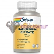 Magnesium Citrate 400 мг (90 шт), Solaray