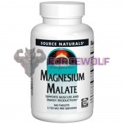 Magnesium Malate (360 шт по 1250 мг), Source Naturals